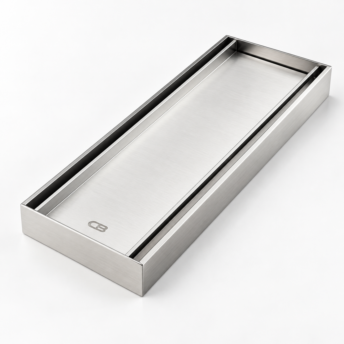SS304 Linear Marble Insert Drain