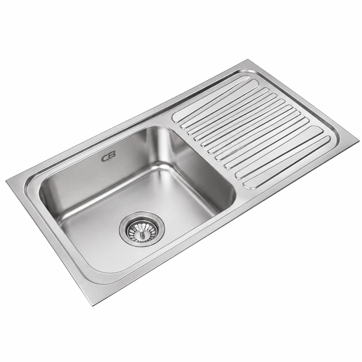 SS Kitchen Sink with Drainboard - 1 mm