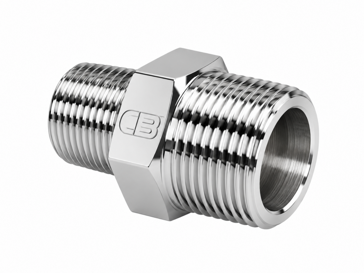 Double Nipple Fitting - 1/2 Inch