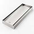 SS304 Linear Marble Insert Drain