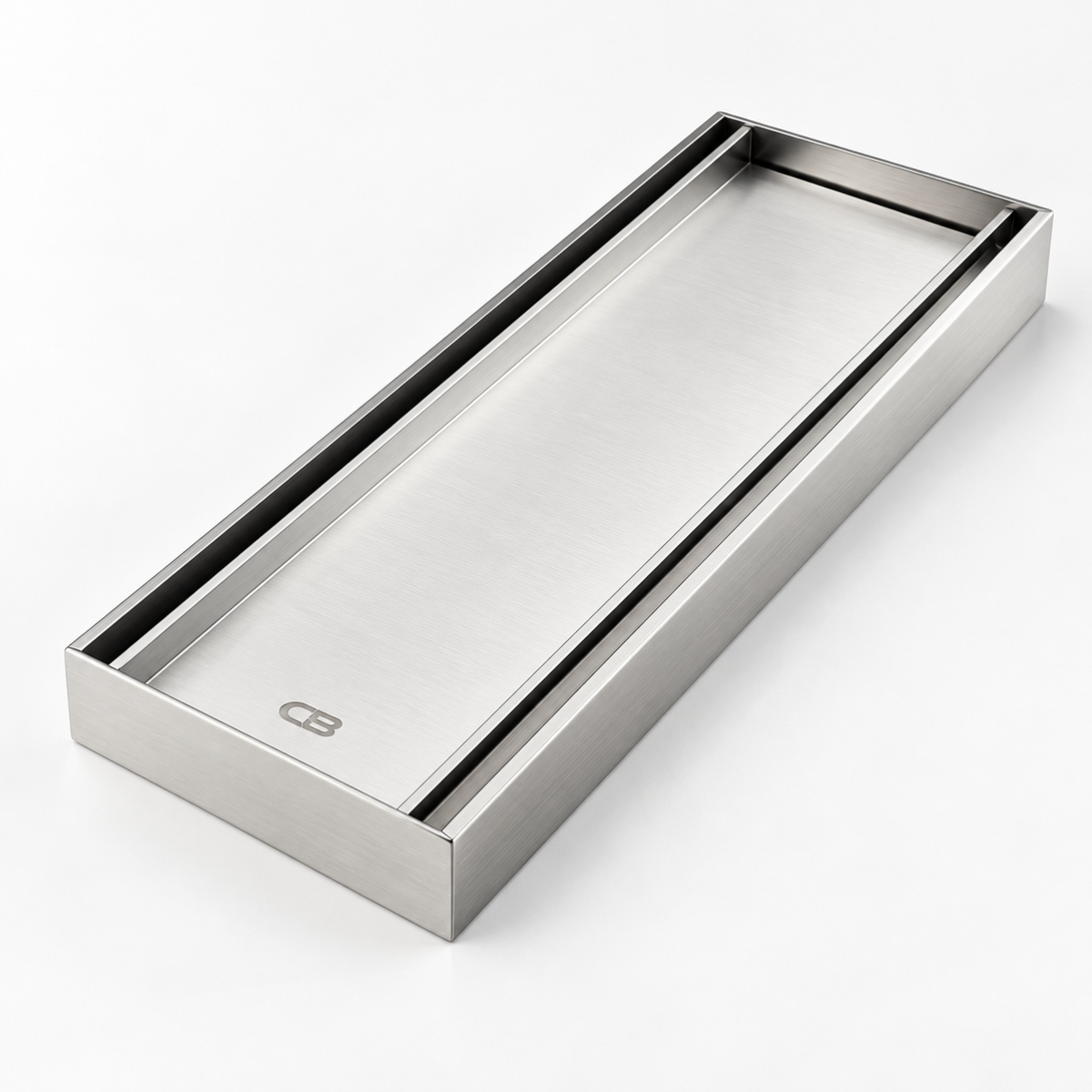 SS304 Linear Marble Insert Drain